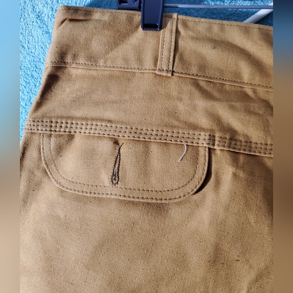 NWT Vintage Montgomery Ward Brush duck Pants Sz 42 Western Field Vinyl Faced Leg - Picture 4 of 7